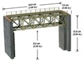 Стальной мост 188мм NOCH H0 (67010)